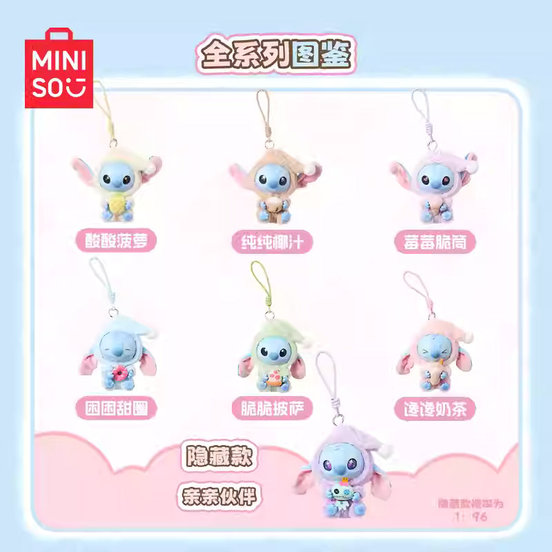 STITCH Eat Something Before Sleep Plush Pendant