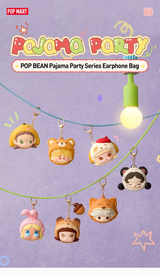 POPMART POP BEAN PAJAMA PARTY EARPHONE BAG