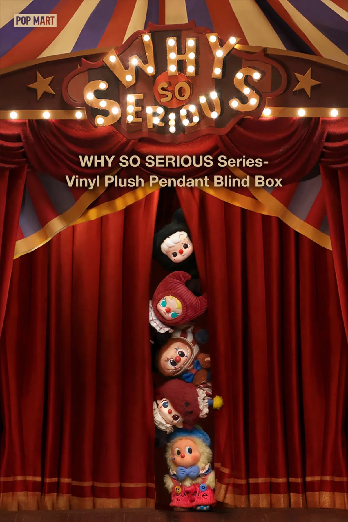 POPMART WHY SO SERIOUS PLUSH PENDANT