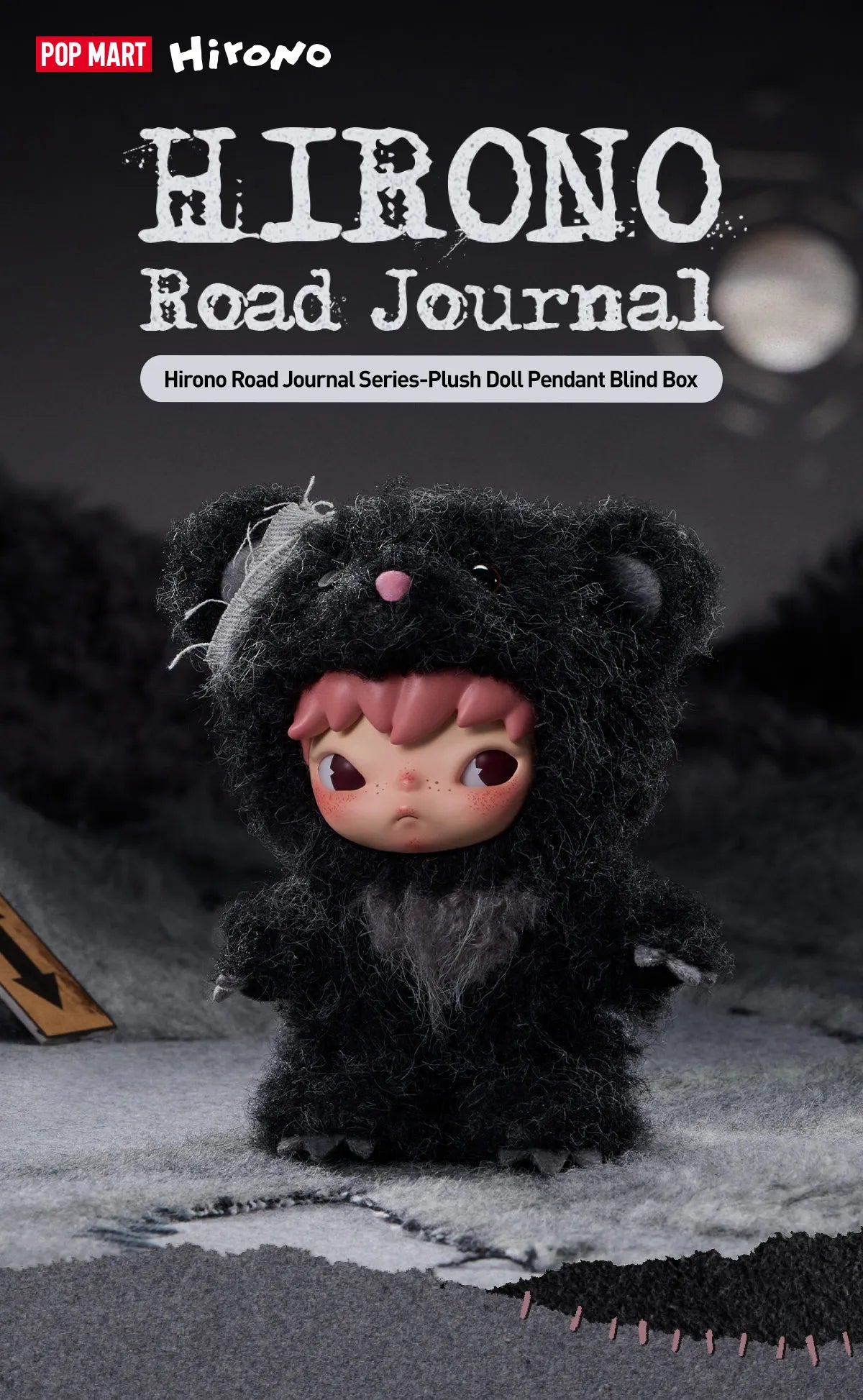 HIRONO Road Journal Series Plush Pendant