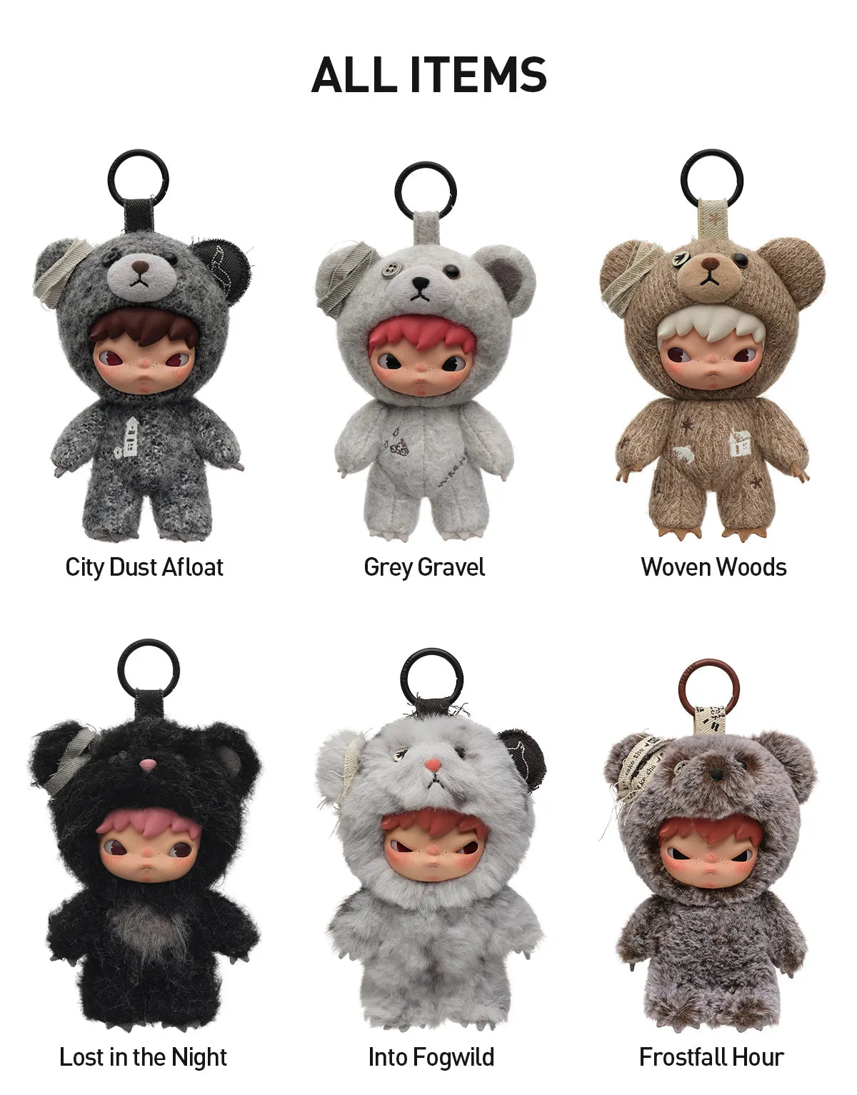 HIRONO Road Journal Series Plush Pendant