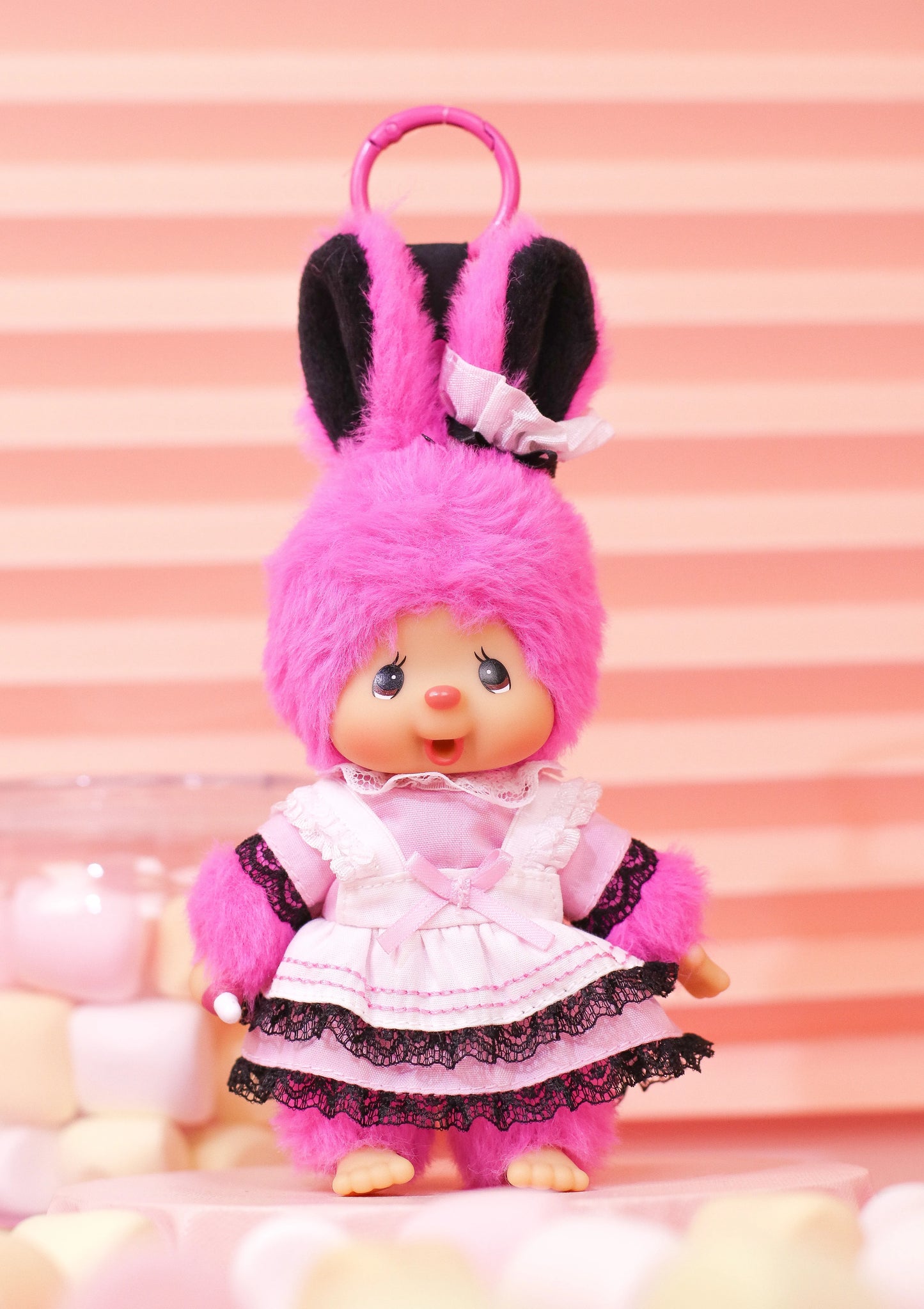 [ORDER ON REQUEST] MONCHHICHI Chimutan Hot Pink and Cool Black Series