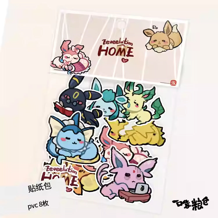 [ORDER ON REQUEST] FANMADE POKEMON Sticker Packs By 一口袋粮仓 (Collection 3)