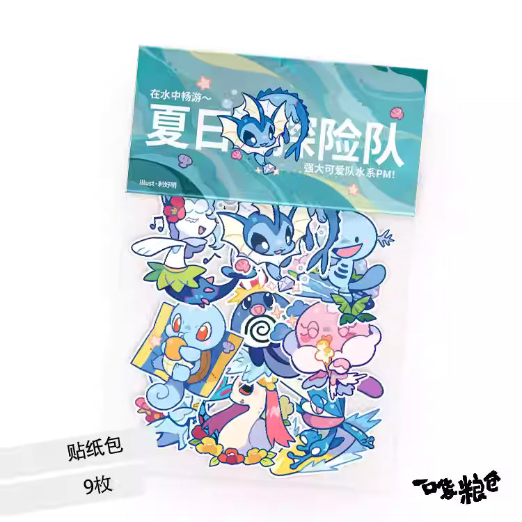 [ORDER ON REQUEST] FANMADE POKEMON Sticker Packs By 一口袋粮仓 (Collection 1)