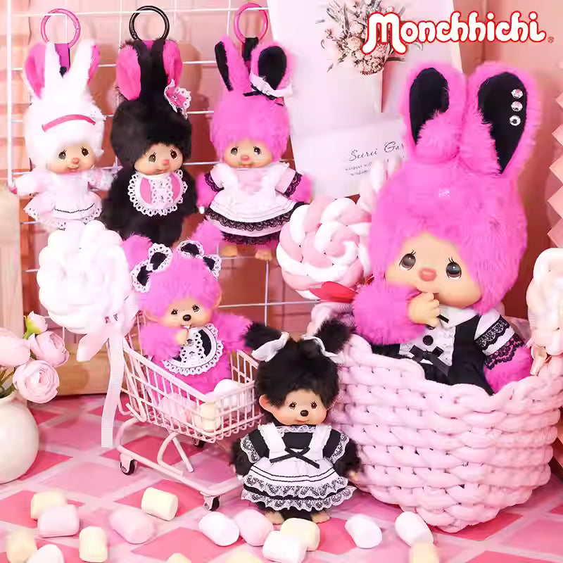 [ORDER ON REQUEST] MONCHHICHI Chimutan Hot Pink and Cool Black Series