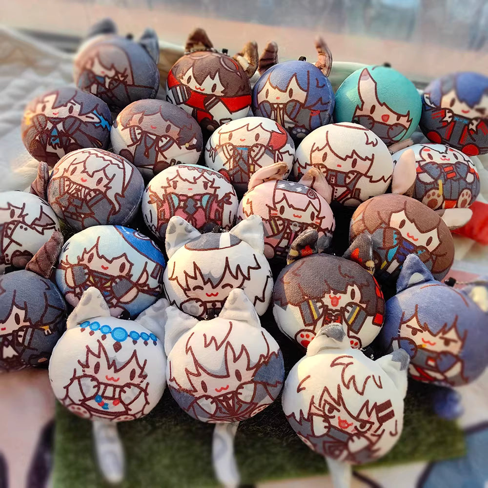 [ORDER ON REQUEST] FANMADE ARKNIGHTS Plush Ball Keychain by 喵喵大人