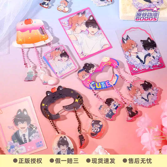 [ORDER ON REQUEST] Yuangu LYING PUPPIES GET EATEN Acrylic Carabiner Keychain (Random)