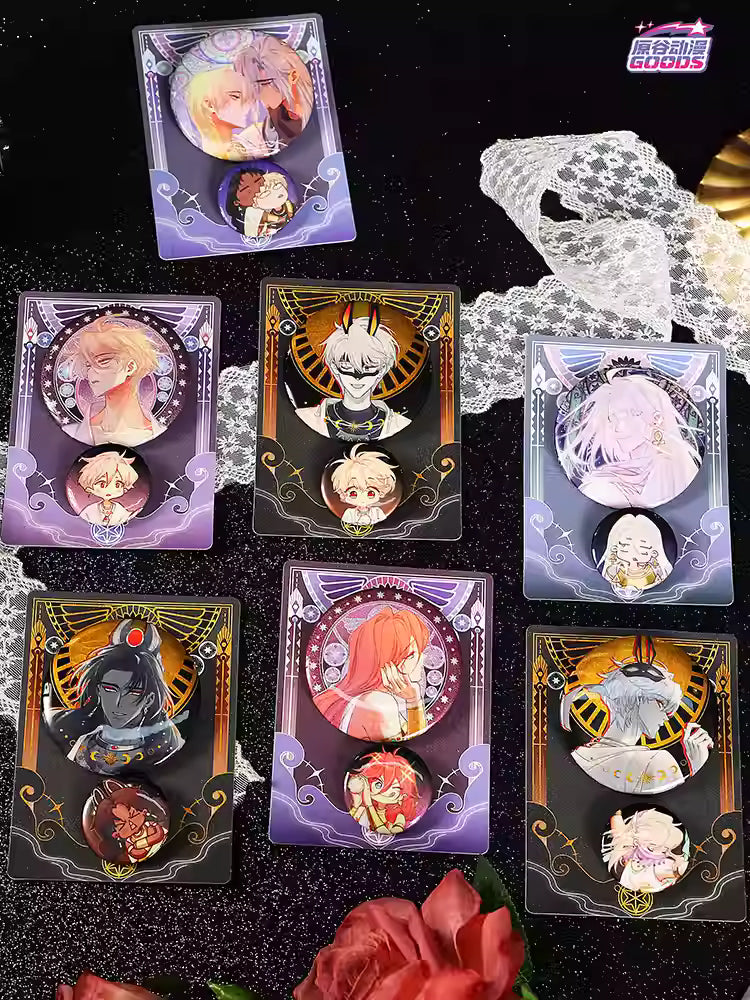 [ORDER ON REQUEST] Yuangu GOODBYE, MY KING 1+1 Badge Button Pin (Random)