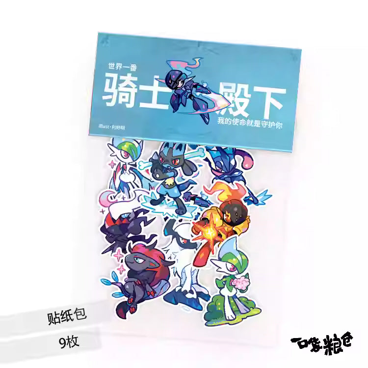 [ORDER ON REQUEST] FANMADE POKEMON Sticker Packs By 一口袋粮仓 (Collection 2)