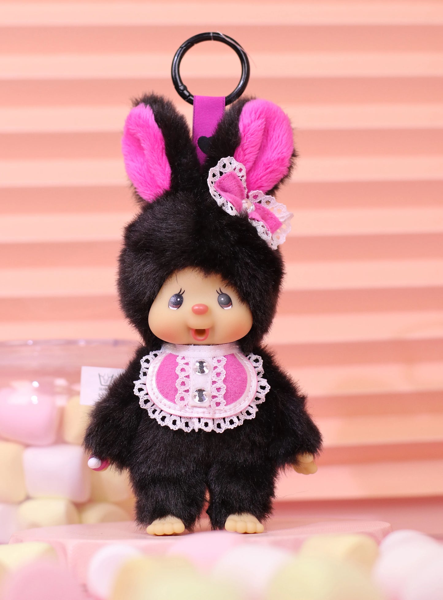 [ORDER ON REQUEST] MONCHHICHI Chimutan Hot Pink and Cool Black Series