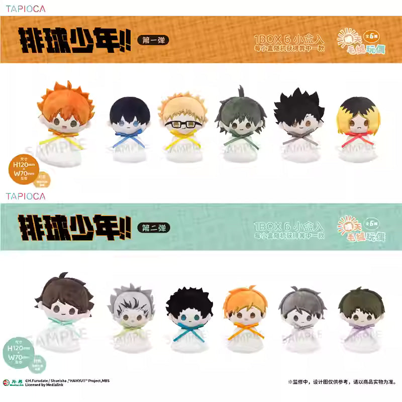 [ORDER ON REQUEST] TAPIOCA HAIKYUU!! Pyoco-nui Plush Keychain Blindbox (Random)