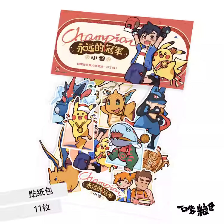 [ORDER ON REQUEST] FANMADE POKEMON Sticker Packs By 一口袋粮仓 (Collection 2)