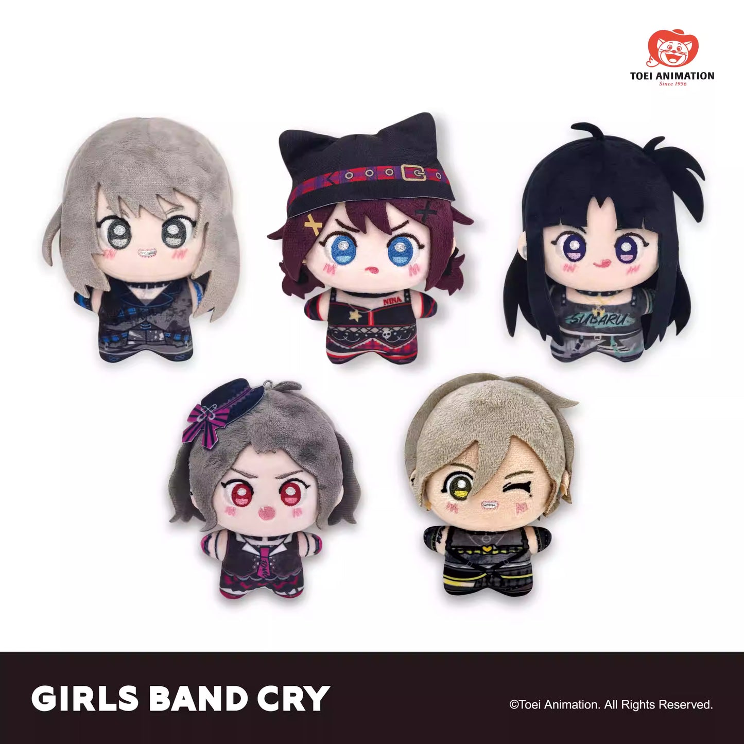 [PRE-ORDER] GOGOGOODS GIRLS BAND CRY Plush Pendant Blindbox (Random)
