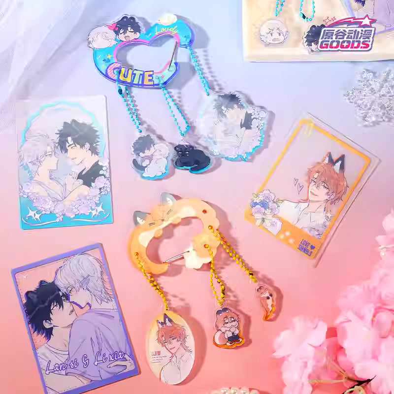 [ORDER ON REQUEST] Yuangu LYING PUPPIES GET EATEN Acrylic Carabiner Keychain (Random)
