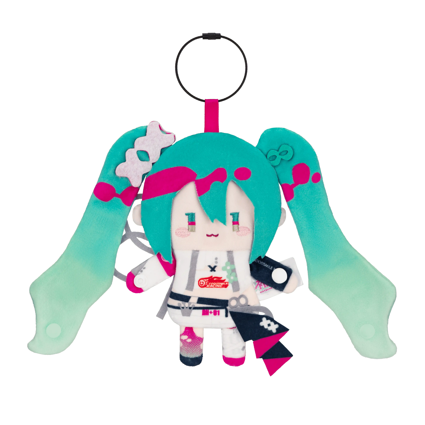 [ORDER ON REQUEST] GOODSMILE VOCALOID Hatsune Miku Racing Miku 2025 Plush Purse Pendant