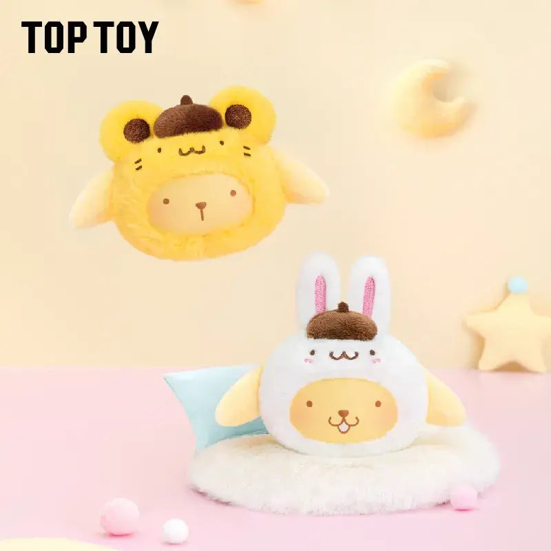 SANRIO POMPOMPURIN GOOD FRIENDS HEAD PLUSH