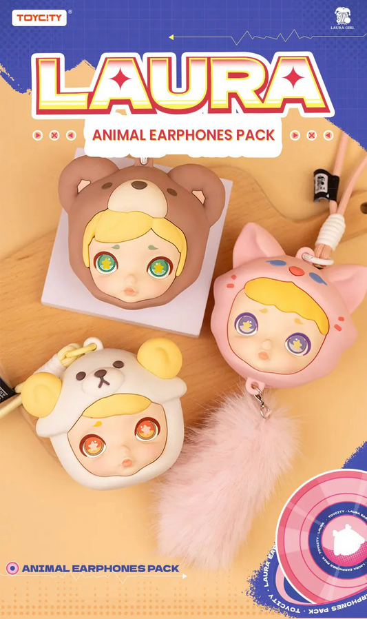 LAURA ANIMAL EARPHONE PACK